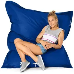 Green Bean Riesen-Sitzsack XXL, Blau in blau von Green Bean