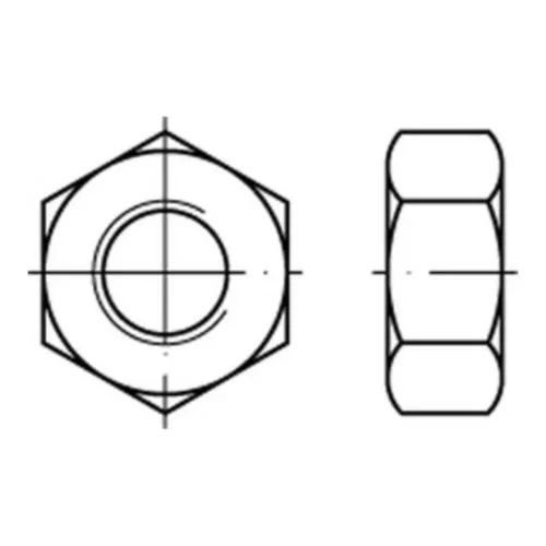 Reyher  934-8 6kt.Muttern M 12x1,25 galv. verzinkt (100 Stück)