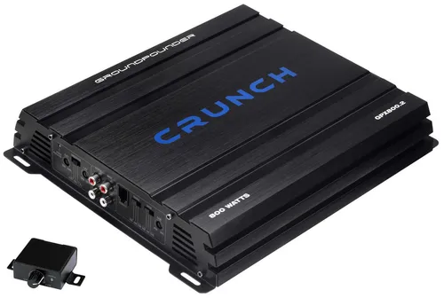 Crunch GPX800.2 2-Kanal Verstärker - Car-HiFi-Endstufen mit 125 W RMS Leistung für kraftvollen Sound und klare Klangqualität im Auto.