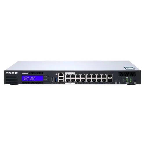 Qnap QGD-1600P-4G SWITCH 16 1GBE PO - Qnap Gigabit Switch mit 16 Ports, ideal für Netzwerk-Erweiterungen und hohe Datenübertragungsraten. Perfekt für kleine bis mittelgroße Unternehmen.