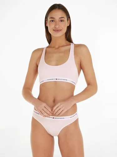 Tommy Hilfiger Damen Bralette Stretch, Rosa (Light Pink), L - Funktionsunterwäsche mit modernem Design und elastischem Bund für individuellen Komfort. Ideal für Sport und Alltag, verleiht ein angenehmes Tragegefühl.