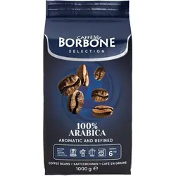 Caffè Borbone Selection 100% Arabica ganze Kaffeebohnen 1000g - Erleben Sie den vollmundigen Geschmack der 100% Arabica Kaffeebohnen von Borbone. Ideal für den perfekten Kaffeegenuss, in einem praktischen 1 kg Beutel.
