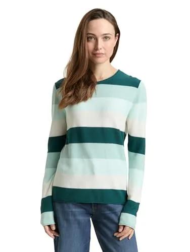 Strickpullover mit Rundhals