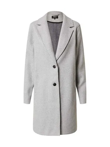 ONLY Langmantel Carrie grau XS - Stilvoll und funktional - Funktionsjacke mit seitlichen Eingrifftaschen und weitem Schnitt, aus 100% hochwertigem Polyester für optimalen Tragekomfort.