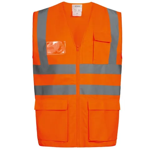 Safestyle Schutzweste EWALD Warnschutzweste Orange SAFESTYLE® EN ISO 20471/2 EN ISO 13688 2