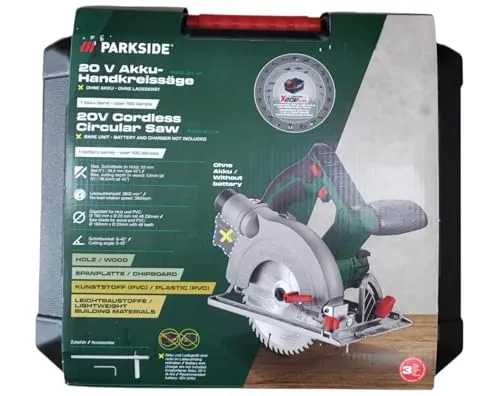 Akku Handkreisäge inkl. 2x Akku und Ladegerät