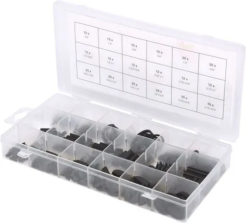 KS Tools Sortiment Spannstift/Seegering/Federkeile/E-Sicherungsring, 295-teilig - Umfassendes Sortiment für vielseitige Anwendungen, ideal für Profis und Heimwerker, inklusive 295 Teile für optimale Flexibilität.