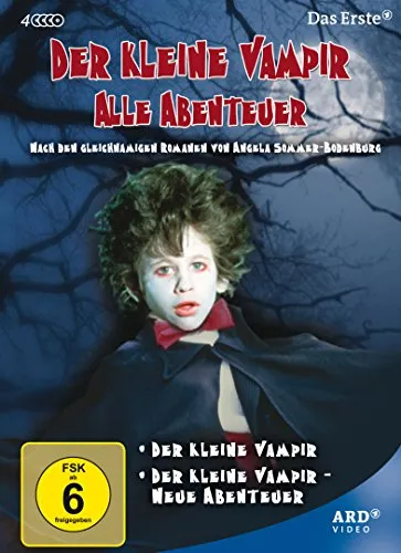 Der kleine Vampir DVD-Box - Filme: Erleben Sie die zauberhafte Freundschaft zwischen einem Jungen und einem Vampir in dieser nostalgischen DVD-Box mit beiden Staffeln und spannenden Abenteuern!