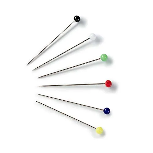 Prym 029139 Glaskopfnadeln ST 0,60 x 30 mm bunt