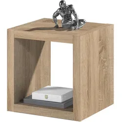 Beistelltisch in Sonoma Eiche - Regal in eleganter Sonoma Eiche, kompakt und vielseitig mit hochwertigen Materialien für Langlebigkeit. Ideal für Getränke, Bücher oder Dekoration.