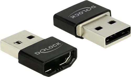 DELOCK Adapter HDMI A Buchse zu USB A Stecker