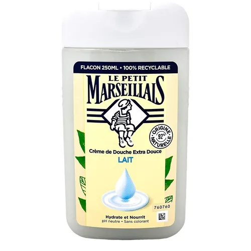 Le Petit Marseillais Lait - Duschgel mit Milch 250 ml aus Frankreich