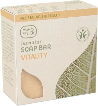 BIONATUR Soap Bar Vitality - Neue Energie & Frische 100 g - Naturseife mit revitalisierenden Inhaltsstoffen, ideal für einen frischen Start in den Tag.