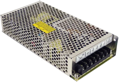 SNT RS 150 24 - Leistungsstarkes Schaltnetzteil 150 W - Zuverlässiges MeanWell Schaltnetzteil mit 24 V und 6,5 A, ideal für den professionellen Einsatz. Geschlossene Bauform und Überlastschutz sorgen für Sicherheit und Langlebigkeit.