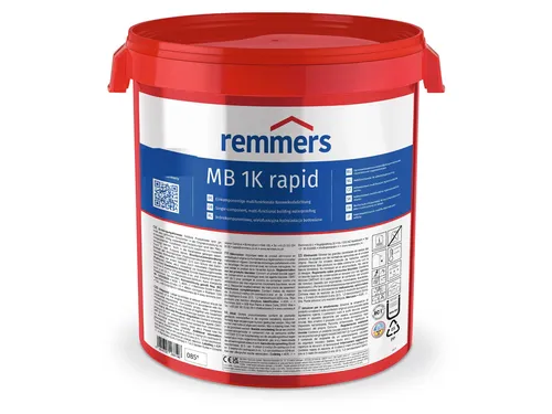 Remmers MB 1K rapid Bauwerksabdichtung Bitumen 25 kg Eimer - Dichtmaterialien für schnelle und zuverlässige Abdichtung von Kellern, wasserabweisend und ideal für Bauprojekte in Deutschland.
