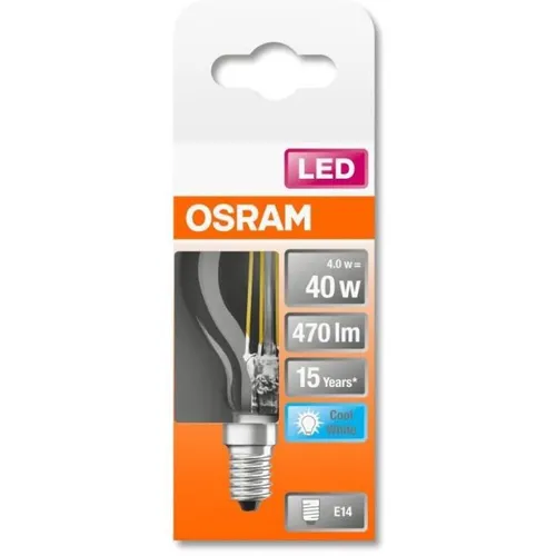 OSRAM Retrofit E14 LED Lampe 4W P40 Filament klar neutralweiss wie 40W 4058075435209