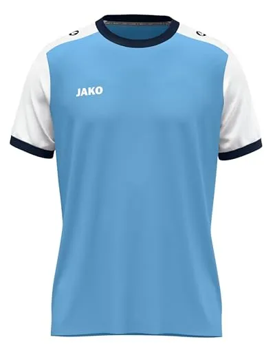 JAKO Unisex Trikot Dynamic, Kurzarm, SkyBlue/weiß/Marine, M