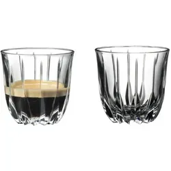 2- er Set Riedel Kaffeegläser , Espressogläser, Kristallglas, Espresso , 6417/10