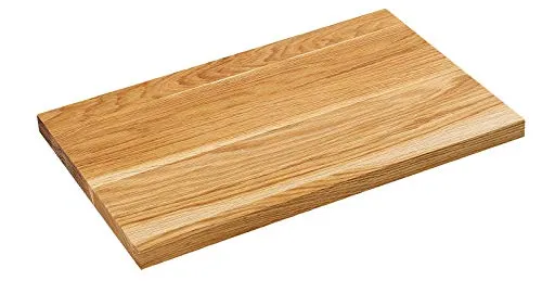 Zassenhaus KP0000057195 Eiche Schneidbrett - Hackbrett aus nachhaltiger Eiche, robust und langlebig – perfekt für die Küche und umweltbewusste Köche.