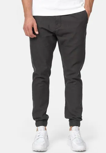 Indicode Leinenhose Blnda mit dekorativem Kordelgürtel - Die lässige Leinenhose von INDICODE bietet einen entspannten Freizeitlook für den Sommer. Aus leichter Leinenmischung, ideal kombinierbar mit T-Shirt oder Hemd für vielseitige Styles.