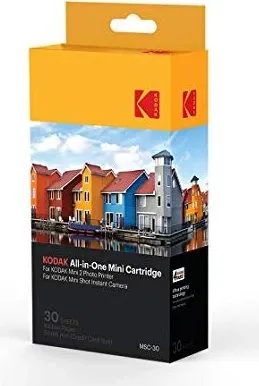 Kodak 30 Photo Papers and Cartridges MSC30 für Sofortbildkameras