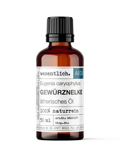 wesentlich. Duftöl Gewürznelke 50ml - ätherisches Öl von wesentlich.