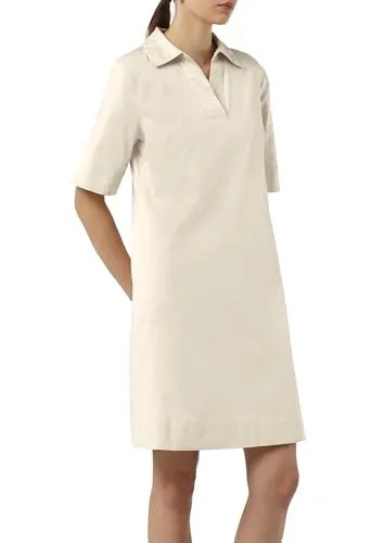 comma Kleid Kurzarm - Klassisches Design - Freizeitkleider für Damen, Relaxed Fit für optimalen Tragekomfort und aus hochwertiger Baumwoll-Webware gefertigt.