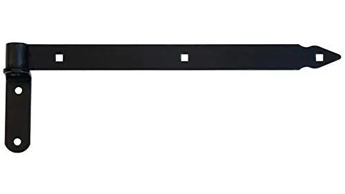 Ladenband Ladenbänder Türbänder Torband 400 x 30 x 4 mm mit 14 mm Kloben Schwarz