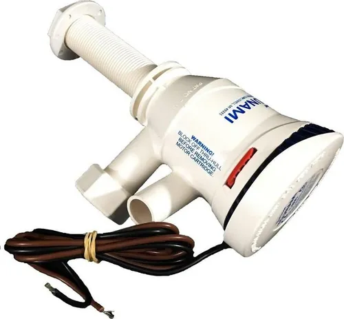 Belüftungspumpe für Aquarium/Livewell mit zwei Ausgängen, 12V, Attwood 4672-1