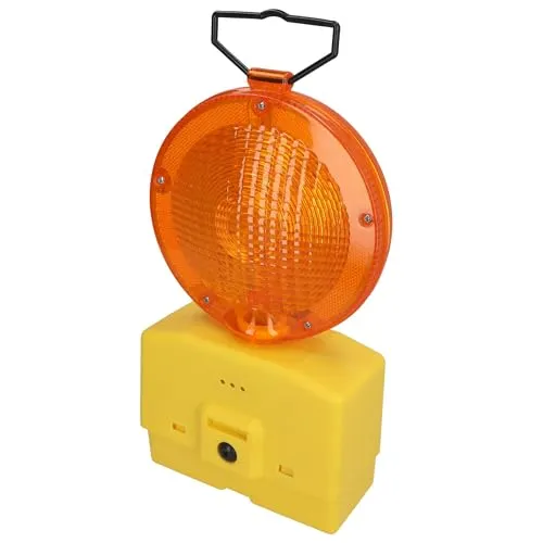 SAMETRUCK LED Baustellenleuchte Signalleuchte Warnlicht für Leitbake Bauzaun Absperrung