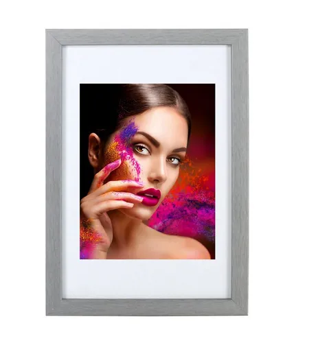 IDEAL TREND Bilderrahmen Holz Bilderrahmen Lifestyle Plexi Foto Rahmen Collage Wanddeko Poster