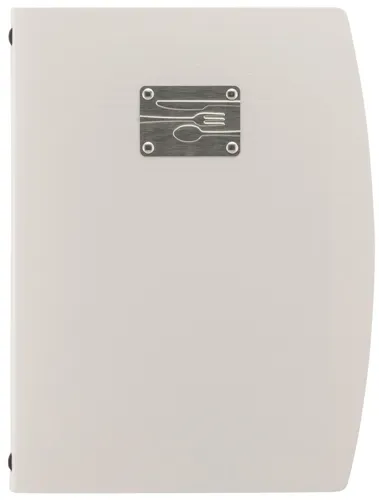 Securit Speisekarten-Mappe RIO BESTECK DIN A4 weiß von Securit