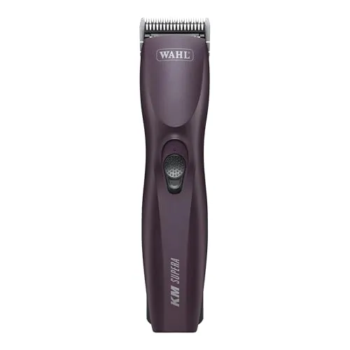 Wahl KM Supera Cordless Pet Clipper - Haarschneidemaschinen zur Fellpflege bei Hunden, mit 2 austauschbaren Batterien für unbegrenzte kabellose Leistung und ergonomischem Design für maximalen Komfort.