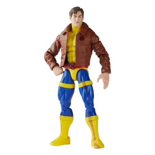 Hasbro Marvel Morph-Figur 15 cm - Klassischer X-Men Charakter - Actionfigur von Marvel's Morph aus der X-Men Animationsserie, mit einzigartigem Design und Zubehör, darunter alternative Hände und Kopf, in einer Sammlerbox im Videokassetten-Stil.