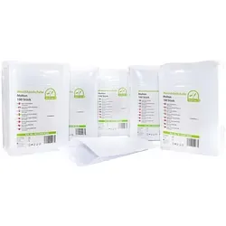 Medi-Inn Einmal-Waschhandschuhe Molton, 15 x 22 cm, 100er Pack 5 x 100 = 500 Stück