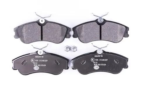 Hella Bremsbelagsatz 8DB 355 018-541 - Bremsbeläge für Scheibenbremsen, bieten hohe Bremskraft und Sicherheit für Ihr Fahrzeug