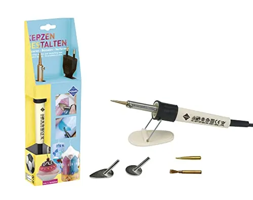 Pebaro 0271 Kerzenkolben Set - Kerzenherstellungsset mit vielseitigem Zubehör zum Verzieren und Modellieren von Kerzen; ideal für kreative Bastelprojekte für Kinder und Erwachsene