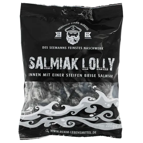  Rexim Salmiak Lolly 200g 16 Stück 16,45 EUR/kg