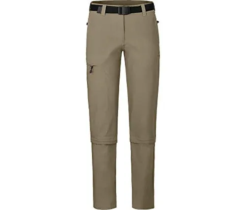 Bergson York Capri Zipp-Off | Damen Wanderhose, vielseitig, pflegeleicht, Coriander [778], 21 - Damen