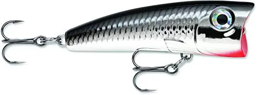Rapala - Ultra Light Pop Angelköder - Angelzubehör mit Design für Maximale Luftblasenentwicklung - Süßwasser Spinnköder - Lauftiefe Topwater - Fischköder 4cm, 3g - Hergestellt in Estland - Chrome