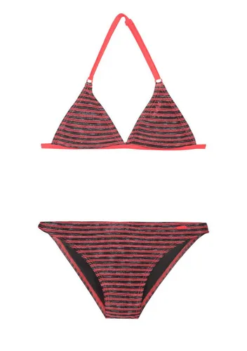 Protest Mädchen Triangel-Bikini PRTNIKLE JR 140 - Stylischer Triangel-Bikini für Mädchen mit abnehmbaren Cups für individuelle Anpassung. Der dehnbare Stoff sorgt für optimalen Tragekomfort und Bewegungsfreiheit beim Schwimmen und Spielen.