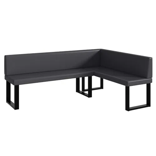 MEBLINI Eckbank für Esszimmer in grau von MEBLINI