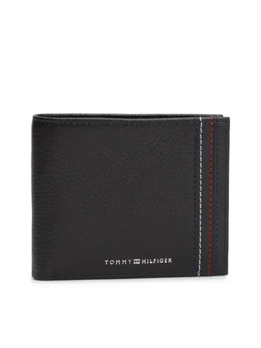 Tommy Hilfiger Central Geldbörse 4cc 11,5 cm (schwarz) - Elegante Tommy Hilfiger Central Geldbörse aus hochwertigem Rindsleder. Kompakt und stilvoll mit 11,5 cm, perfekt für jede Tasche. Langlebig und mit ansprechender Haptik.