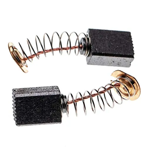 vhbw 2X Kohlebürste Motorkohle Schleifkohle 6 x 9 x 12mm kompatibel mit Makita N9503BH, N9505B, N9505BH, TD0101F, TW0200, TW0350 Elektrowerkzeug