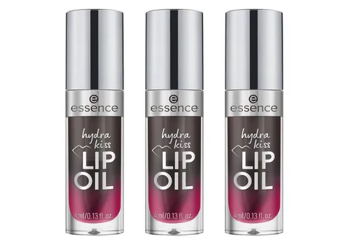 Essence Lipgloss HYDRA KISS LIP OIL, 3-tlg., mit hochglänzendem Finish