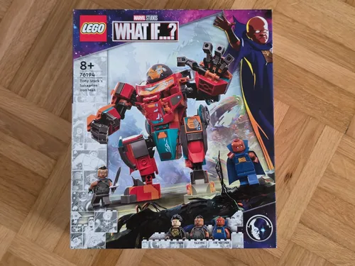 LEGO Super Heroes 76194 Tony Starks Sakaarianischer Iron Man - LEGO Komplettset für Superhelden-Fans, enthält den einzigartigen Sakaarianischen Iron Man und fördert kreatives Spielen ab 8 Jahren.