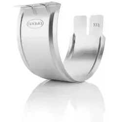 Klebe Rinnenverbinder Grömo aus Aluminium, 333 mm