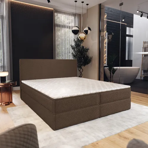 Masseno Boxbett 180x200 cm, Braun, Holz