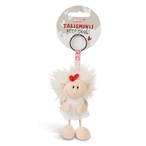 NICI Schlüsselanhänger Talismins Engel, 7 cm in weiß von NICI