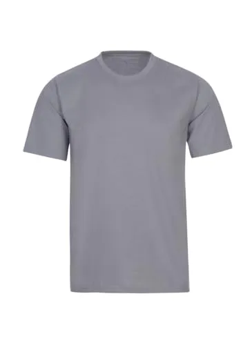 Trigema Herren T-Shirt Deluxe Baumwolle - T-Shirt für Herren aus hochwertigem DELUXE-Single-Jersey, 50% Baumwolle und 50% Polyester, klassischer Schnitt mit Rundhals-Ausschnitt – ideal für jeden Anlass.